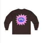 Colorful Cartoon Graphic Long Sleeve Tee for Creative Souls