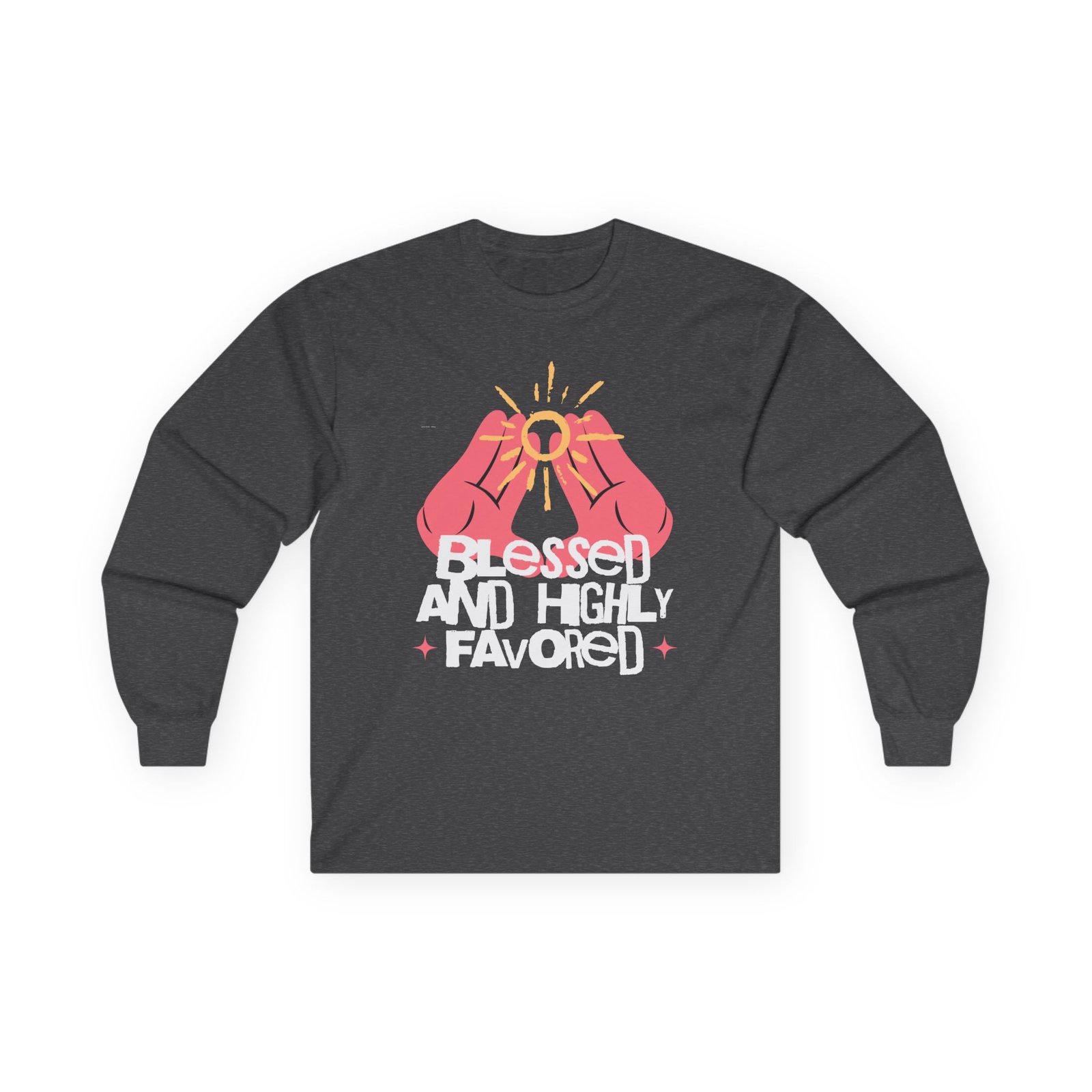 Blessed and Highly Favored Long Sleeve Tee - Image 28