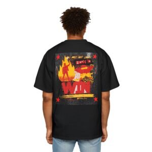 Born to Win Oversized Tee, Men's Graphic T-Shirt