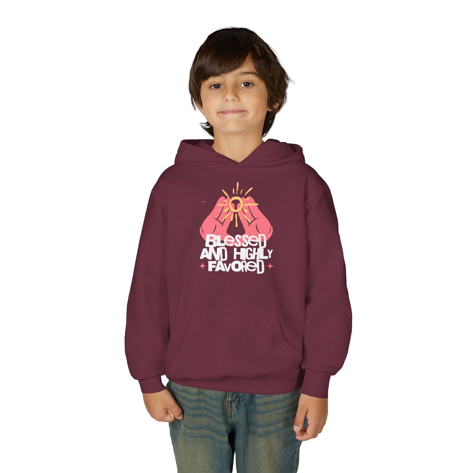 Youth Heavy Blend Hooded Sweatshirt - Image 23