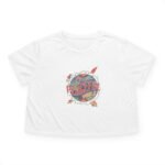 Peaceful Vibes Women's Flowy Cropped Tee