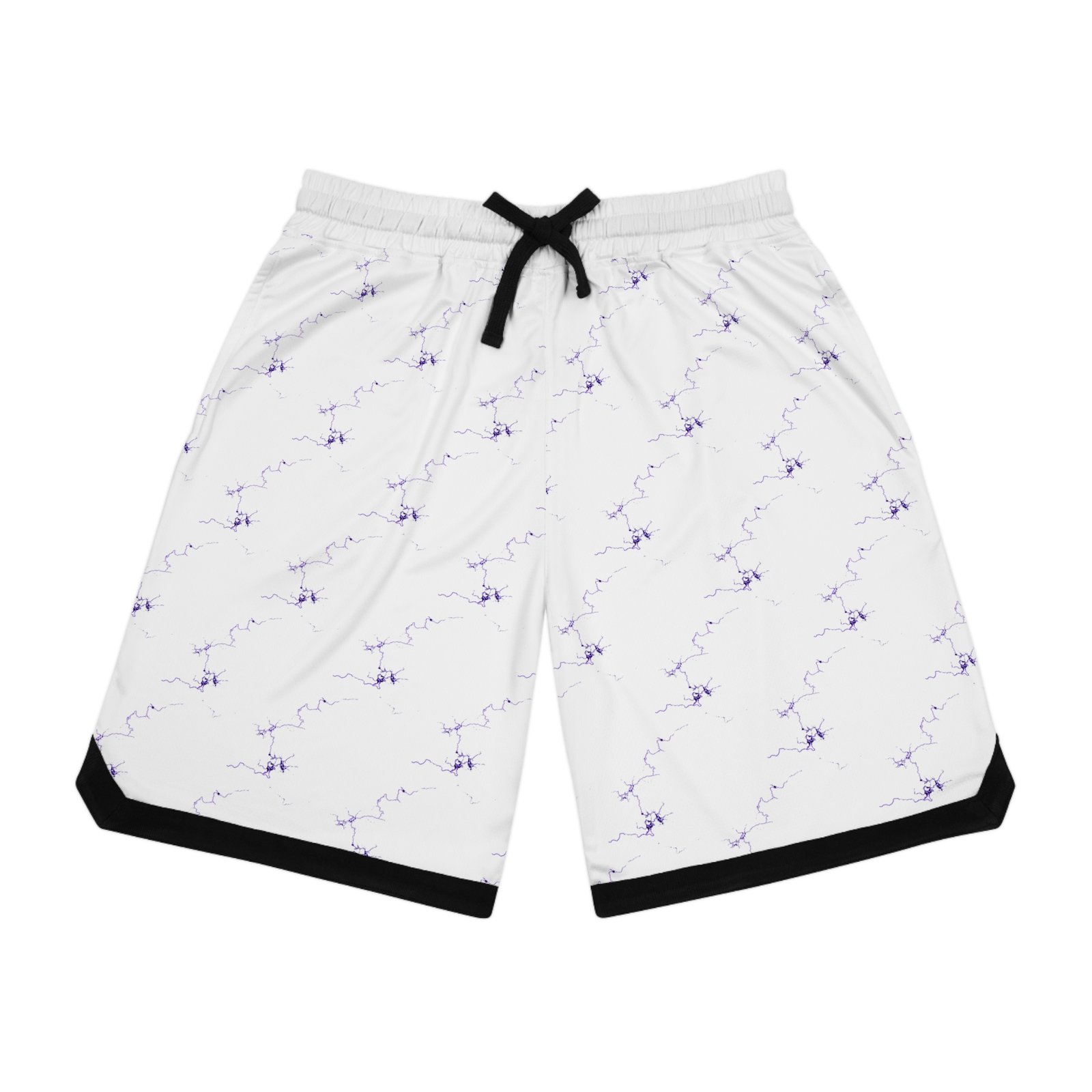 Basketball Ribbed Shorts, Sporty Gym Shorts