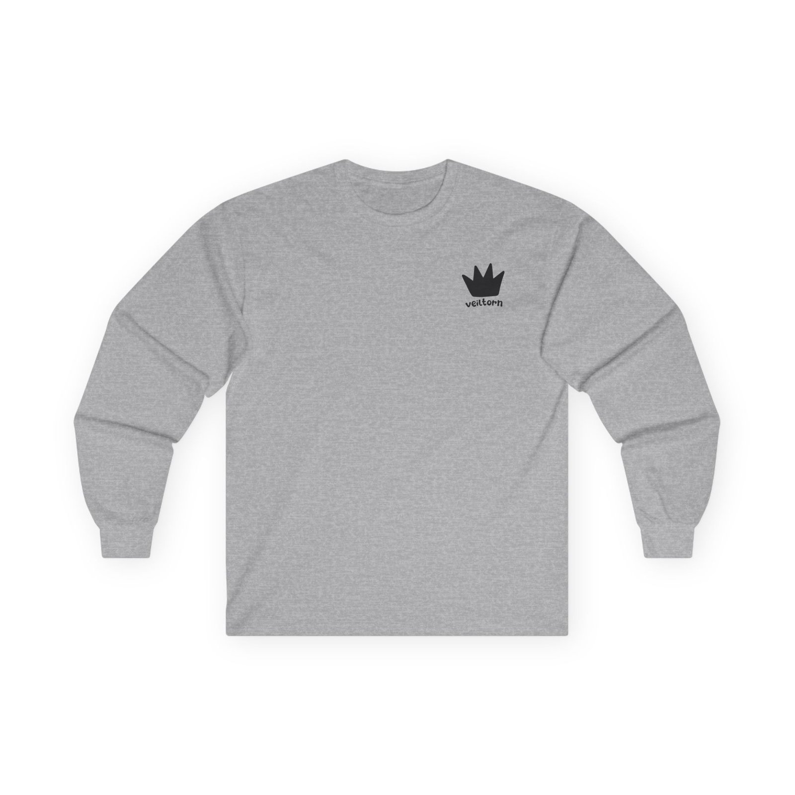 Unisex Ultra Cotton Long Sleeve Tee - Classic Crown Design - Image 7