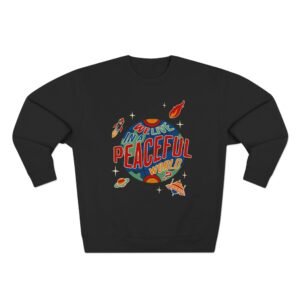 Peaceful World Unisex Crewneck Sweatshirt