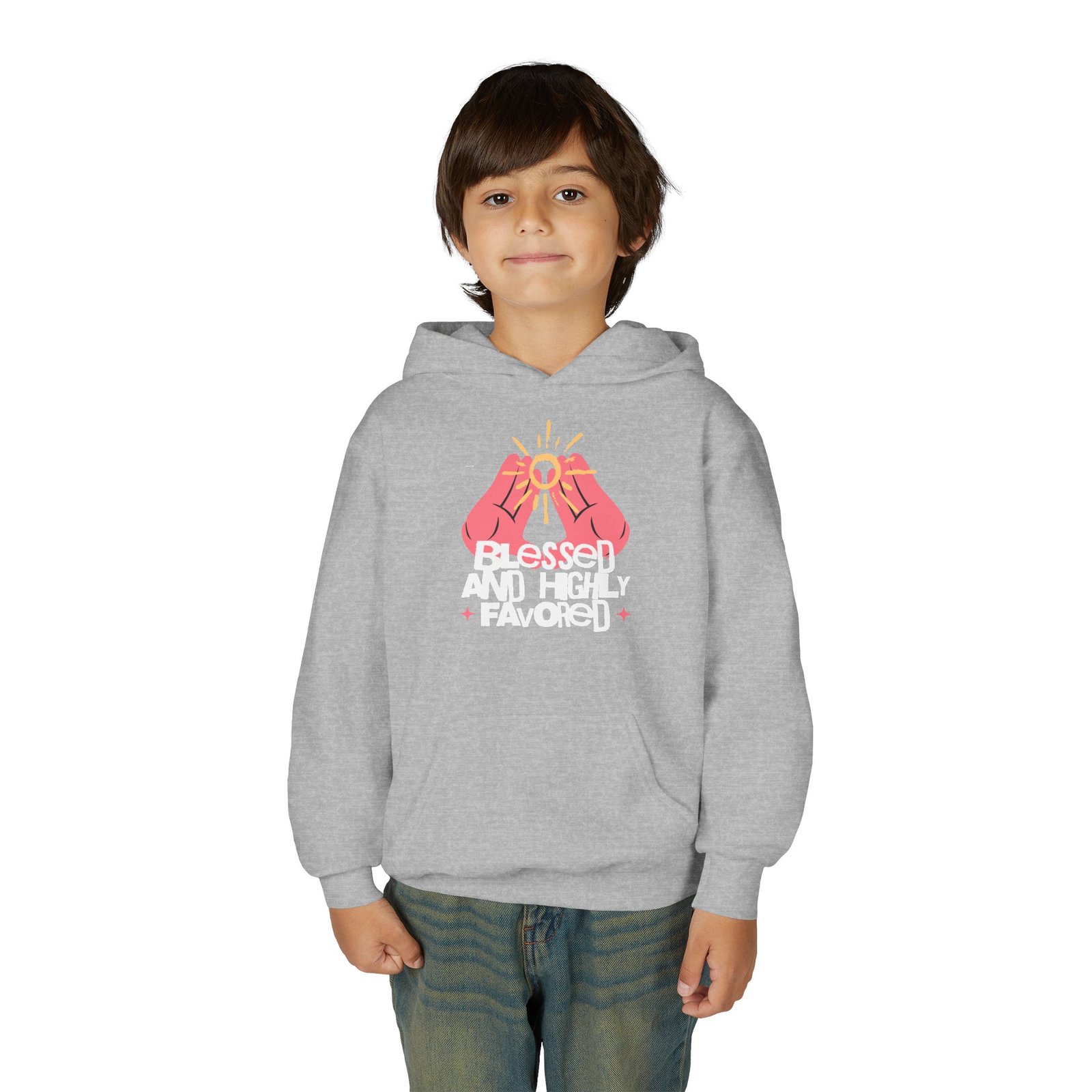 Youth Heavy Blend Hooded Sweatshirt - Image 11