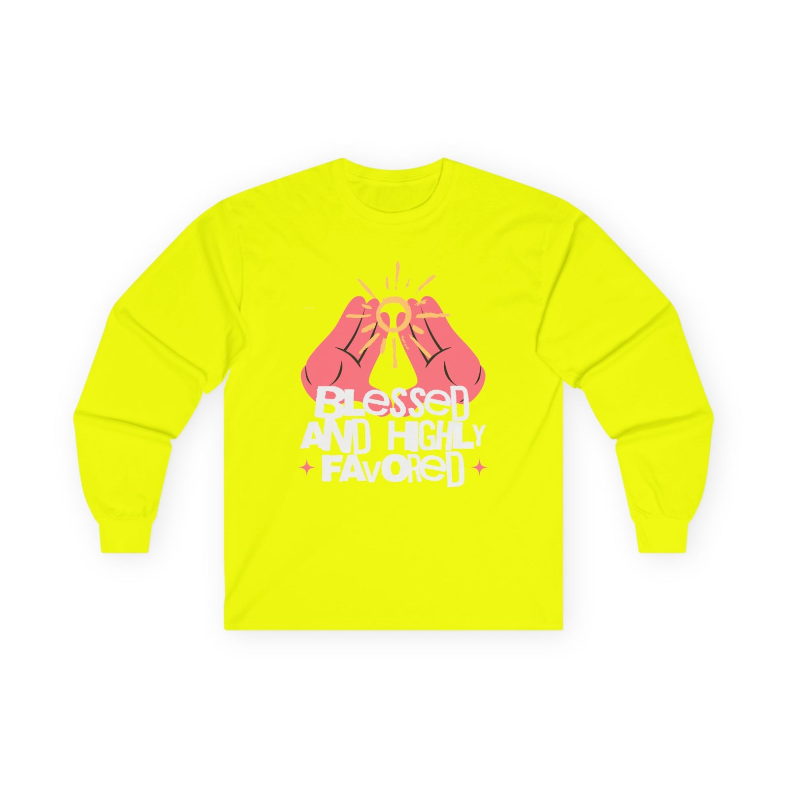 Blessed and Highly Favored Long Sleeve Tee - Image 19