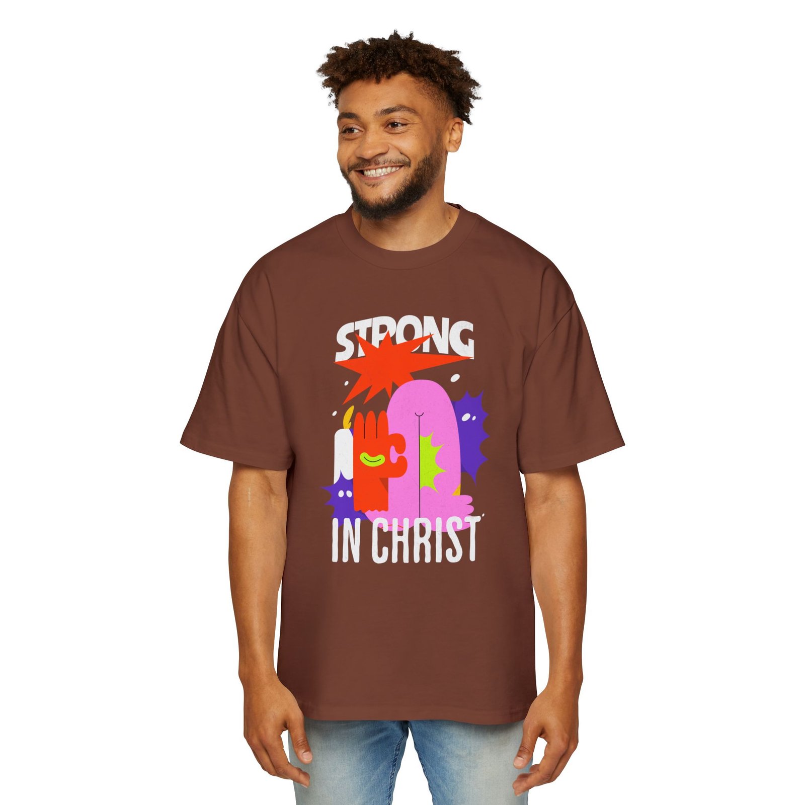 Born to Win Oversized Tee, Men's Graphic T-Shirt - Image 9