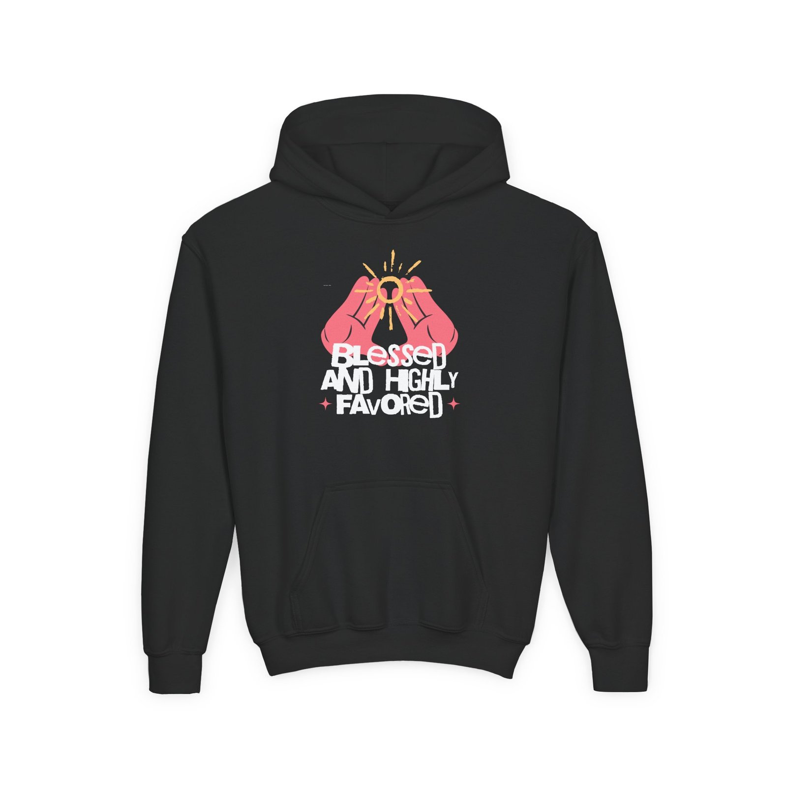 Youth Heavy Blend Hooded Sweatshirt - Image 3